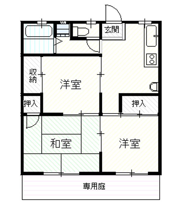 門屋マンションの間取り