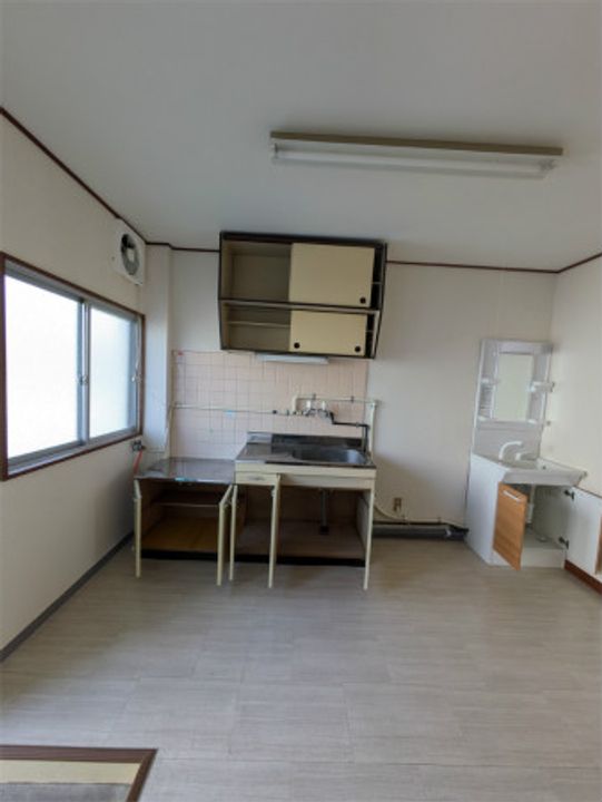 門屋マンションの居間