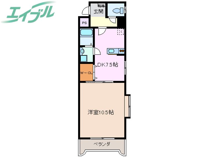 タウンエステート西浦の間取り