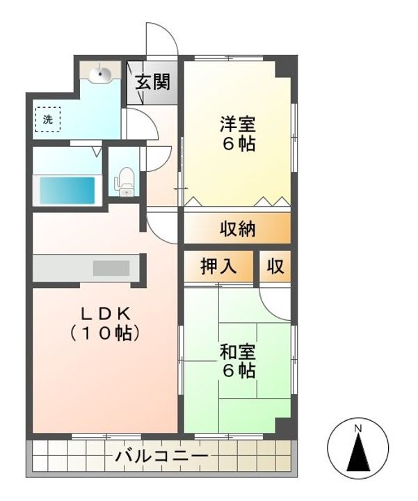 浅見マンションの間取り