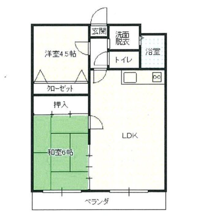 ウベマンションの間取り