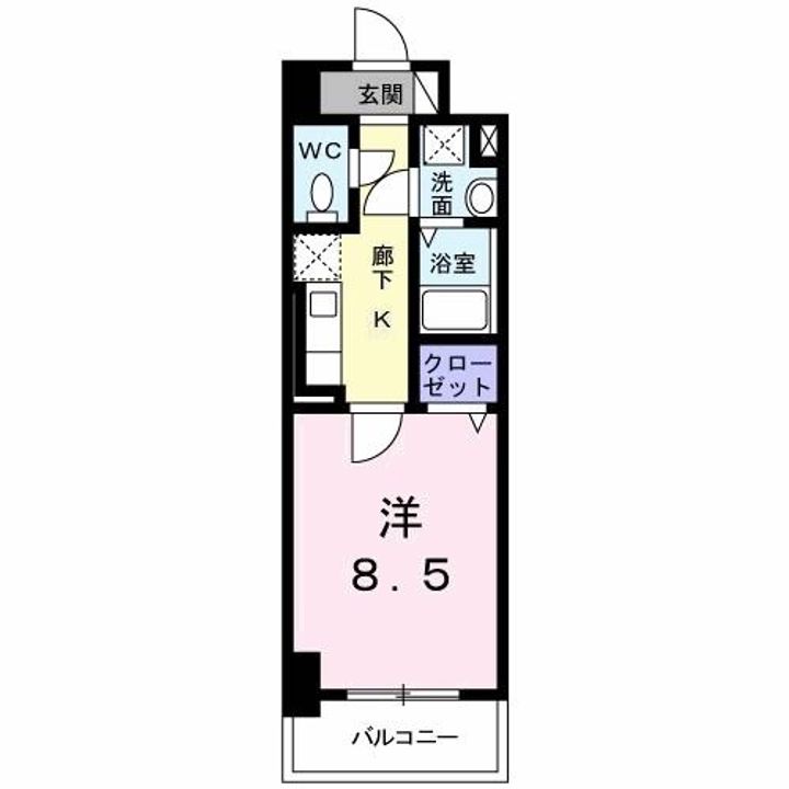 K.I.A.L 東合川ヴィラの間取り