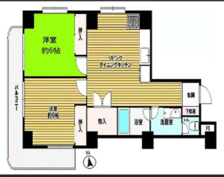 ニッケンマンションの間取り