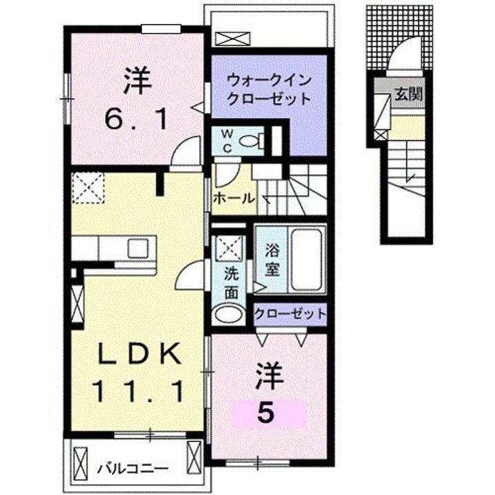 ハルノネの間取り