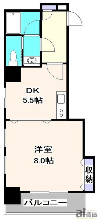 東京都小平市小川西町4(マンション)の賃貸物件の間取り