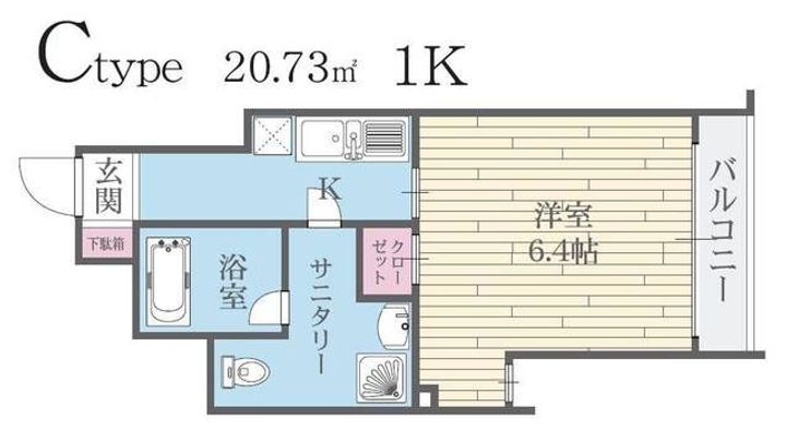 HF河原町二条レジデンスの間取り