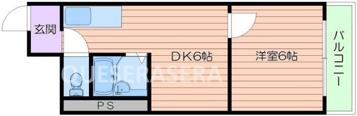 サンウイング南森町の間取り