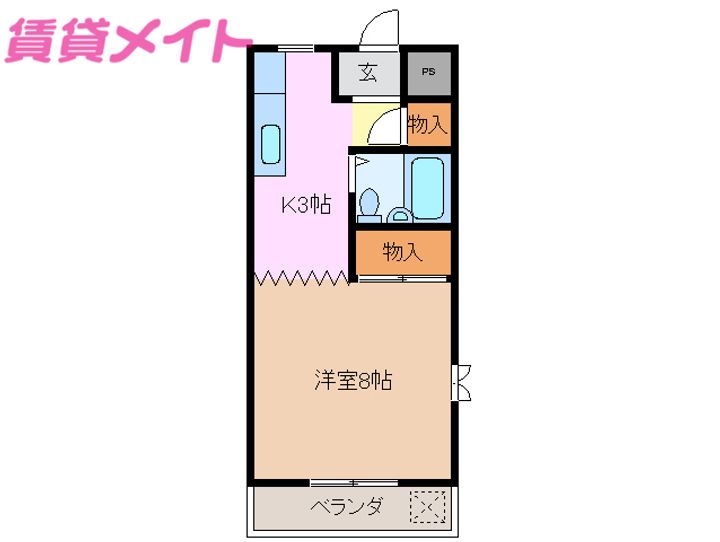 メゾン・ド・アリアケの間取り