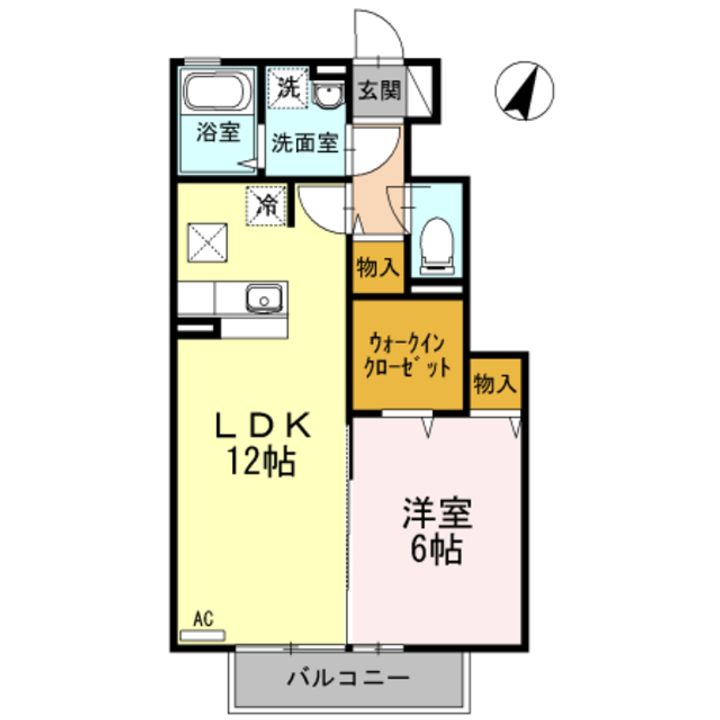 東京都練馬区石神井台7(アパート)の賃貸物件の間取り