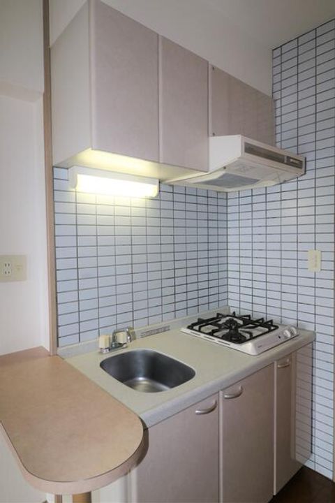 福岡県福岡市中央区長浜1(マンション)の賃貸物件のキッチン