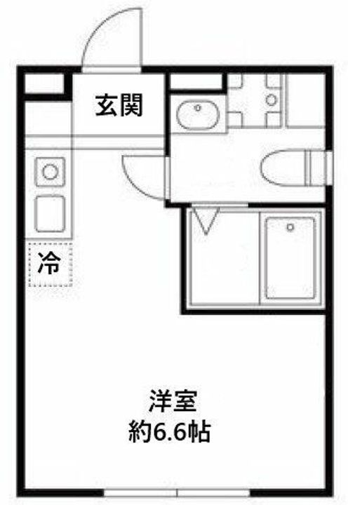 東京都世田谷区三軒茶屋2(マンション)の賃貸物件の間取り