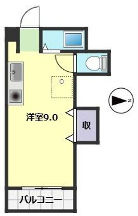 フェリオ澤田の間取り