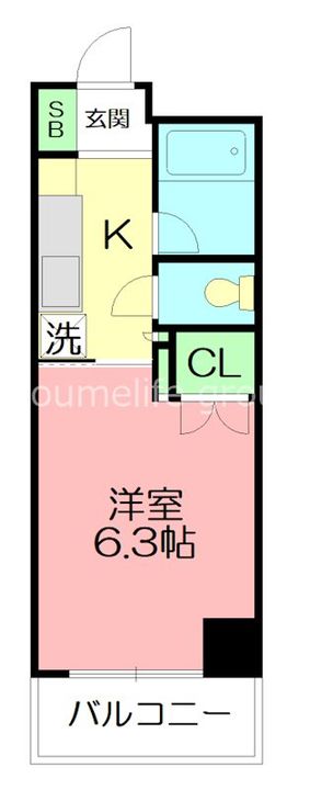 神奈川県伊勢原市伊勢原1(マンション)の賃貸物件の間取り