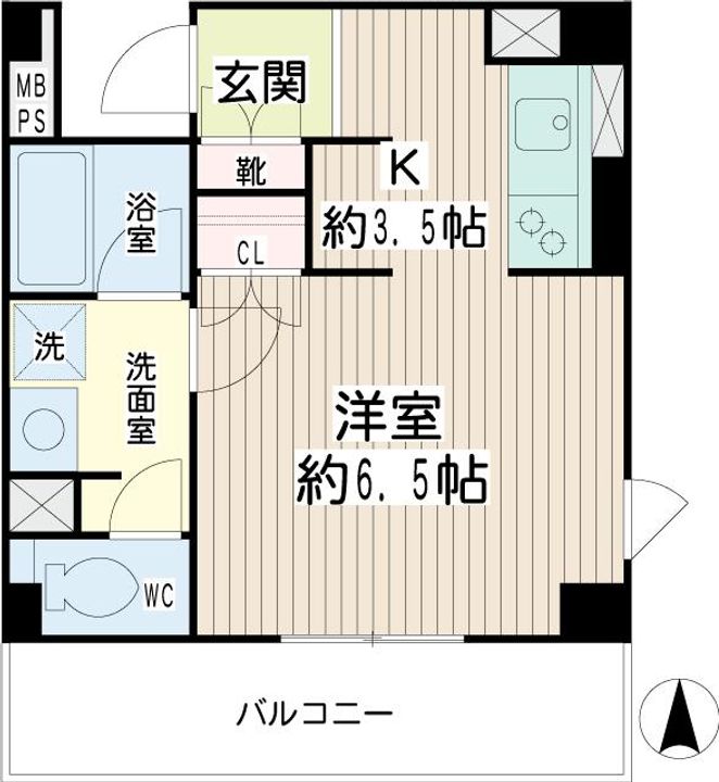 豊岡旭フーガの間取り