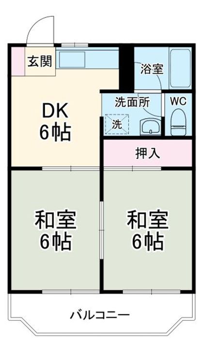 CastleスリーエースIIの間取り