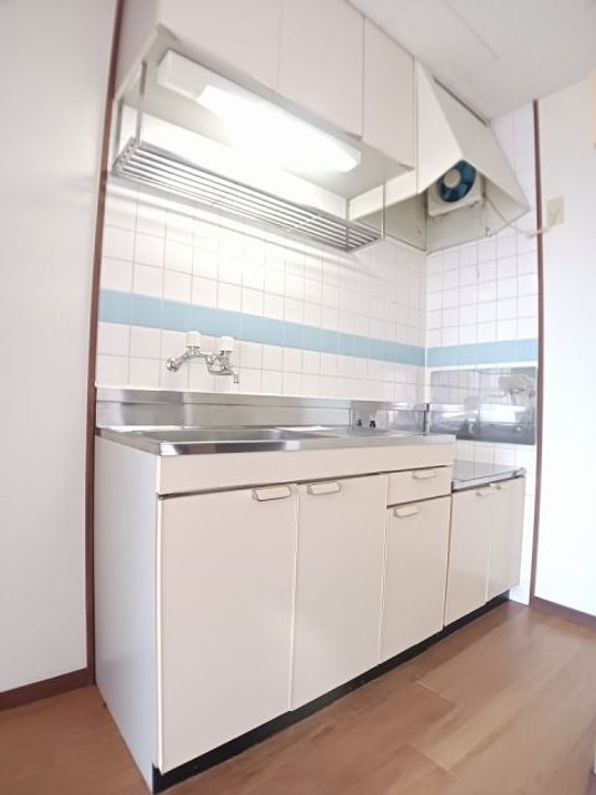栃木県足利市鹿島町(アパート)の賃貸物件のキッチン