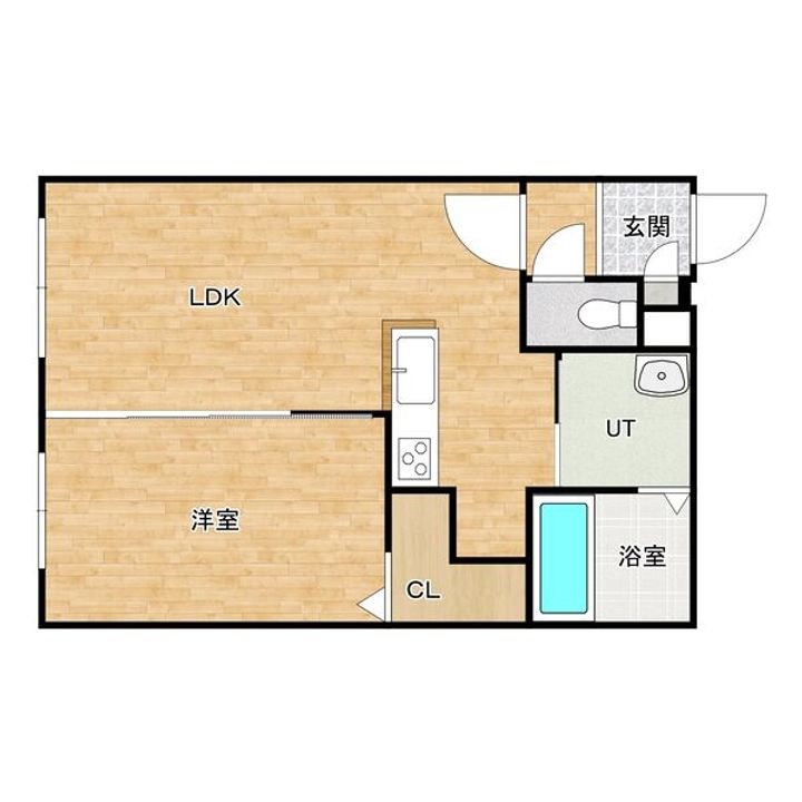 北海道札幌市北区麻生町5(マンション)の賃貸物件の間取り