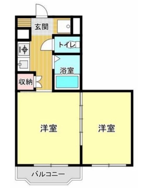 静岡県浜松市中央区海老塚1(マンション)の賃貸物件の間取り