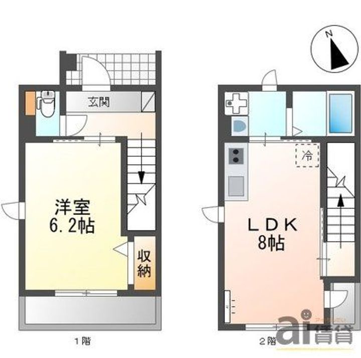 東京都西東京市栄町1(アパート)の賃貸物件の間取り