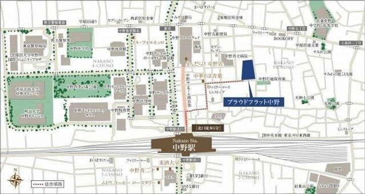 東京都中野区中野5(マンション)の賃貸物件のその他画像