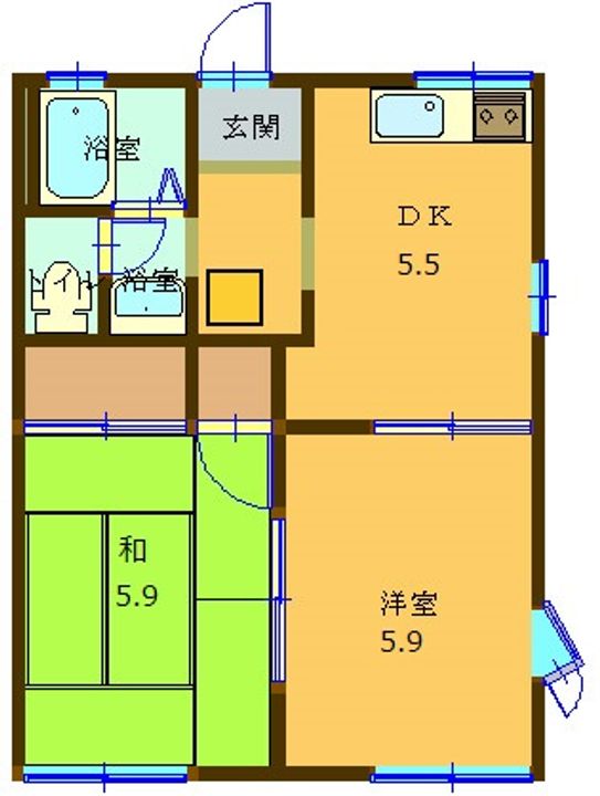 ソフィアSK Bの間取り