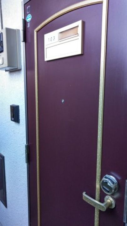 埼玉県坂戸市清水町(アパート)の賃貸物件の玄関