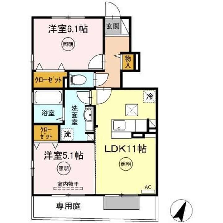 Green Roseの間取り