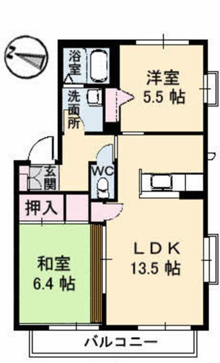 ボナールWESTの間取り
