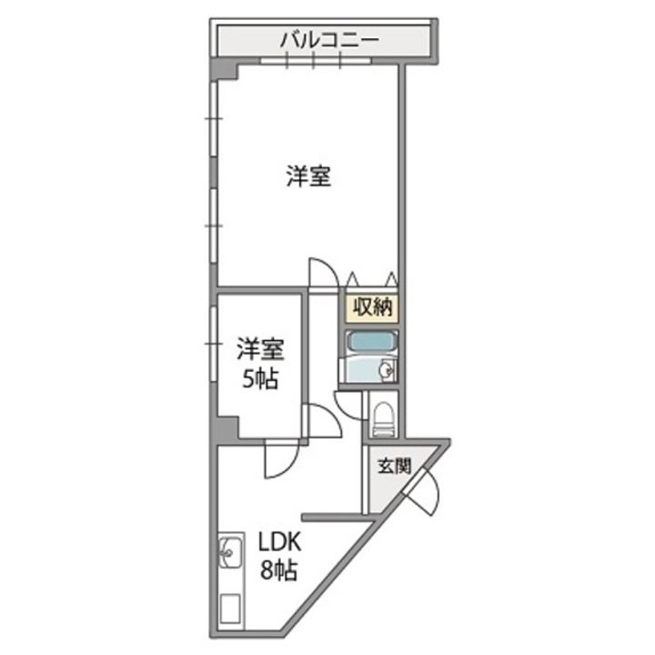 コーポフェニックスの間取り