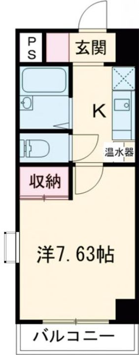大阪府羽曳野市栄町(マンション)の賃貸物件の間取り