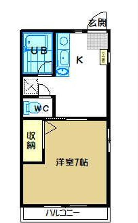 ロイヤルハイツ壱番館A棟の間取り