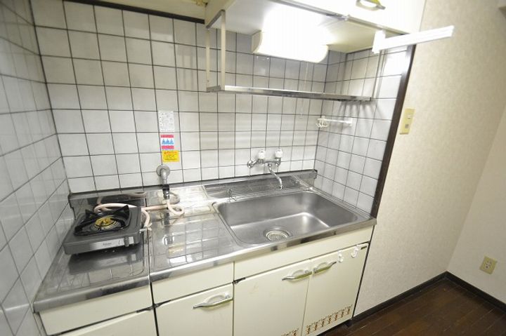 広島県広島市中区竹屋町(マンション)の賃貸物件のキッチン