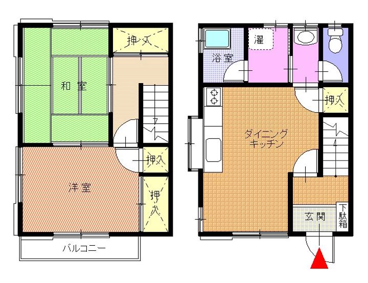 神奈川県小田原市早川3(一戸建)の賃貸物件の間取り
