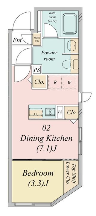 東京都練馬区関町北1(マンション)の賃貸物件の間取り