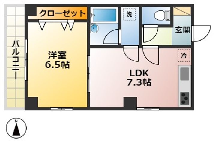 イレール並木の間取り