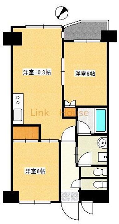 東京都江戸川区西葛西4(マンション)の賃貸物件の間取り