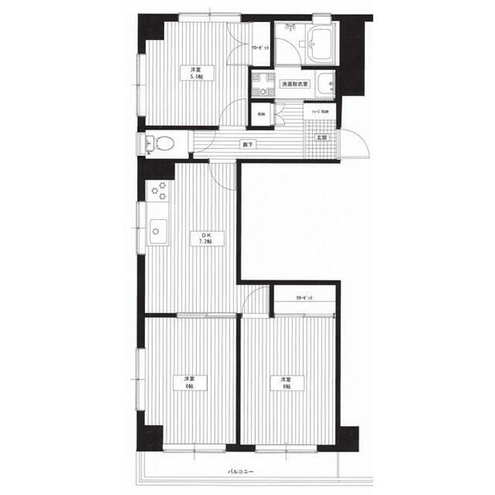 東京都台東区北上野1(マンション)の賃貸物件の間取り