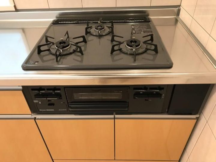 岡山県笠岡市笠岡(アパート)の賃貸物件のキッチン