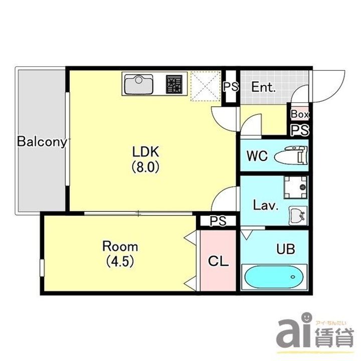 埼玉県川越市南大塚1(アパート)の賃貸物件の間取り