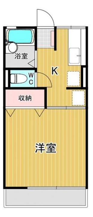 福島県郡山市安積町日出山4(アパート)の賃貸物件の間取り
