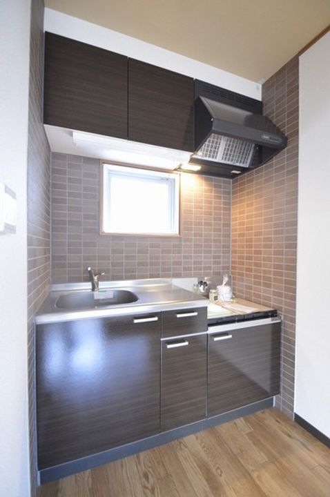 広島県広島市南区宇品御幸5(マンション)の賃貸物件のキッチン