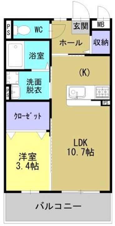 リモパレスの間取り