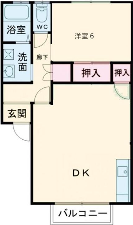 新潟県三条市荒町2(アパート)の賃貸物件の間取り