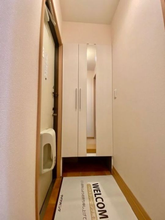 福島県いわき市泉玉露5(アパート)の賃貸物件の玄関