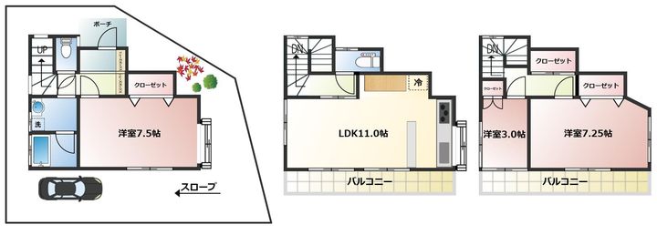 東京都練馬区土支田4(一戸建)の賃貸物件の間取り