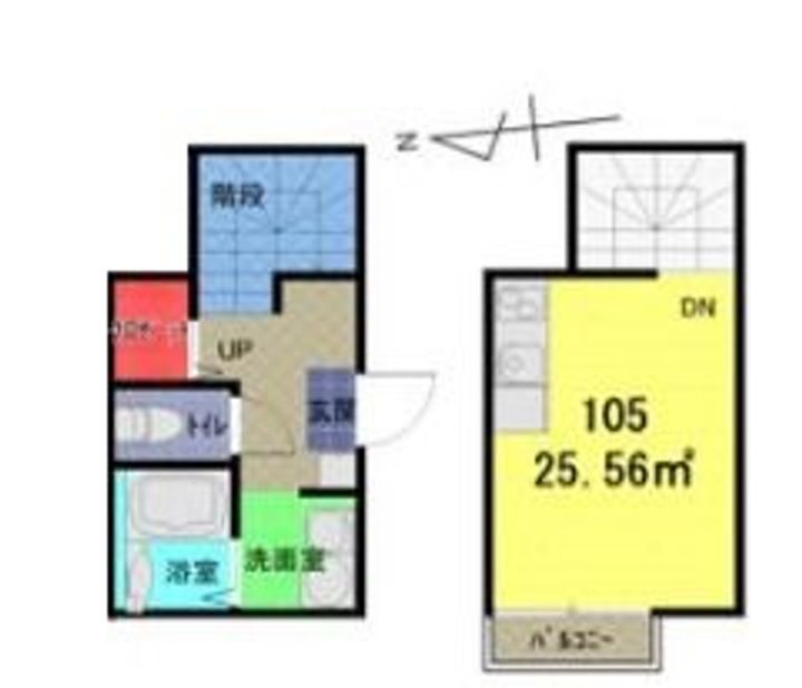 埼玉県春日部市南4(アパート)の賃貸物件の間取り