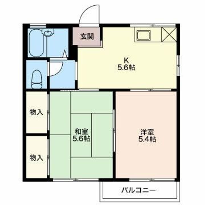 コーポ神戸の間取り