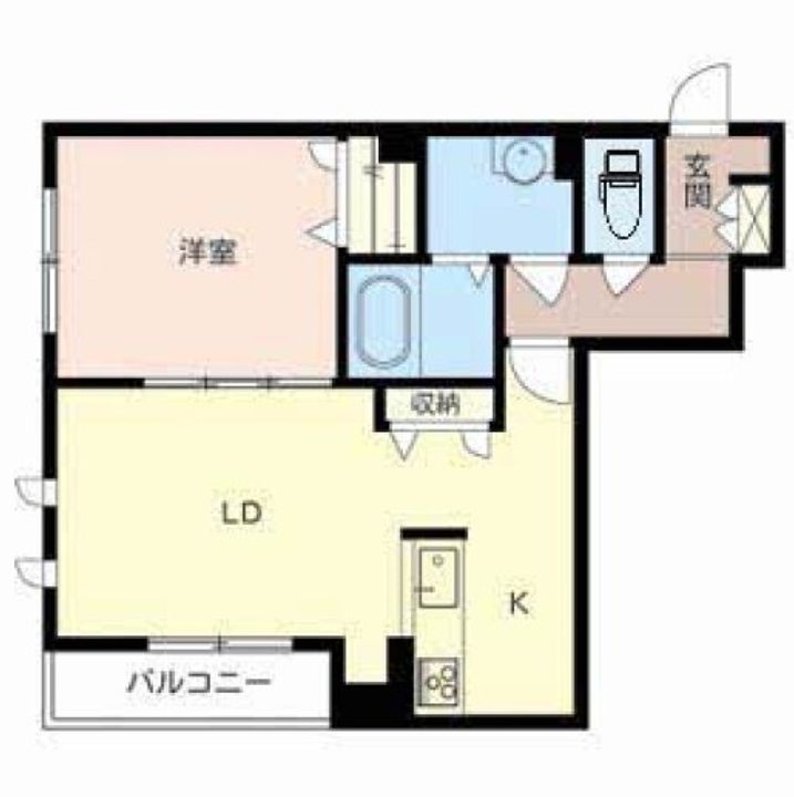 大阪府大阪市旭区大宮1(マンション)の賃貸物件の間取り