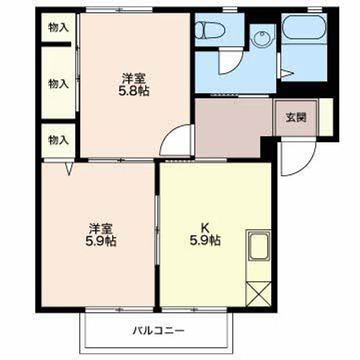 ハシマ.T.ハウスの間取り