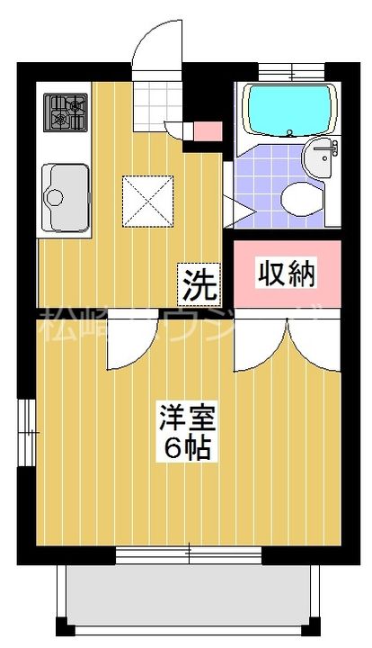 ツインビレッジ有波Aの間取り